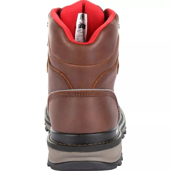 Rocky Rams Horn Waterproof Composite Toe Work Boot Dark Brown 7 Wide $190 Value main image 5